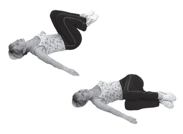 कूल्हे के जोड़ के आर्थ्रोसिस के लिए घुटनों के बल झुककर व्यायाम करें